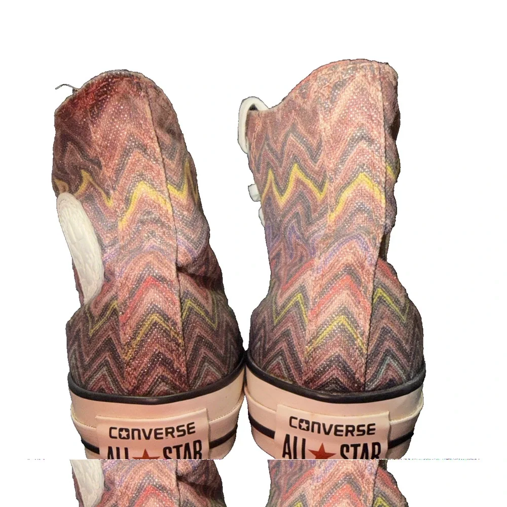 Converse x Missoni Chuck Taylor High Tops Women 7 Men 5 - Picture 4 of 8